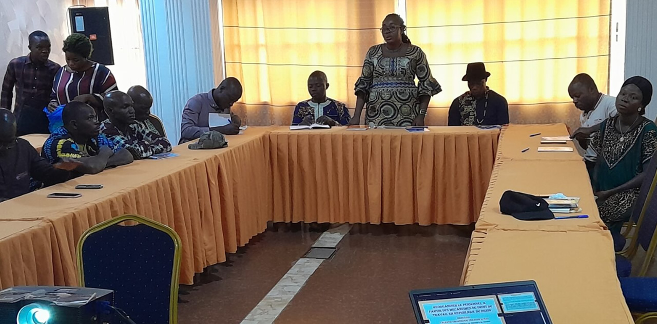 Formation sur le thème : Réorganiser le personnel à partir des mécanismes du droit du travail en vigueur au Bénin