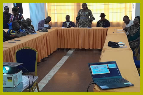 Vue partielle des participants à l'atelier de formation sur la gestion du risque de crédit