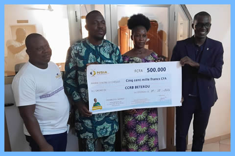 Distinction de la meilleure caissière du réseau CCR-Bénin