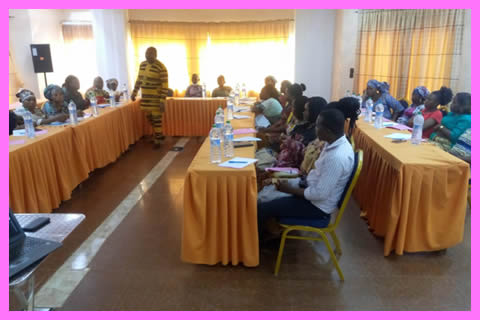 Vue partielle des participants à l'atelier de formation sur (préciser le thème)